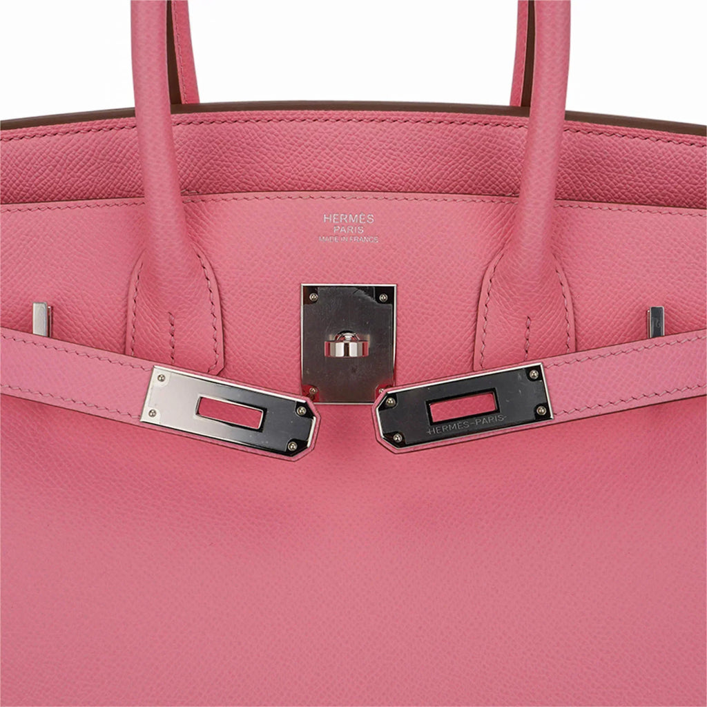 👜Birkin 30 Bag Rose Confetti Epsom Leather with Palladium Hardware