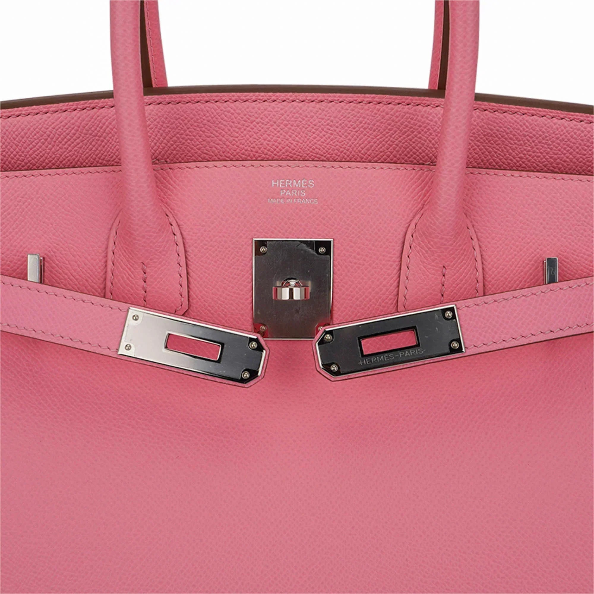 👜Birkin 30 Bag Rose Confetti Epsom Leather with Palladium Hardware