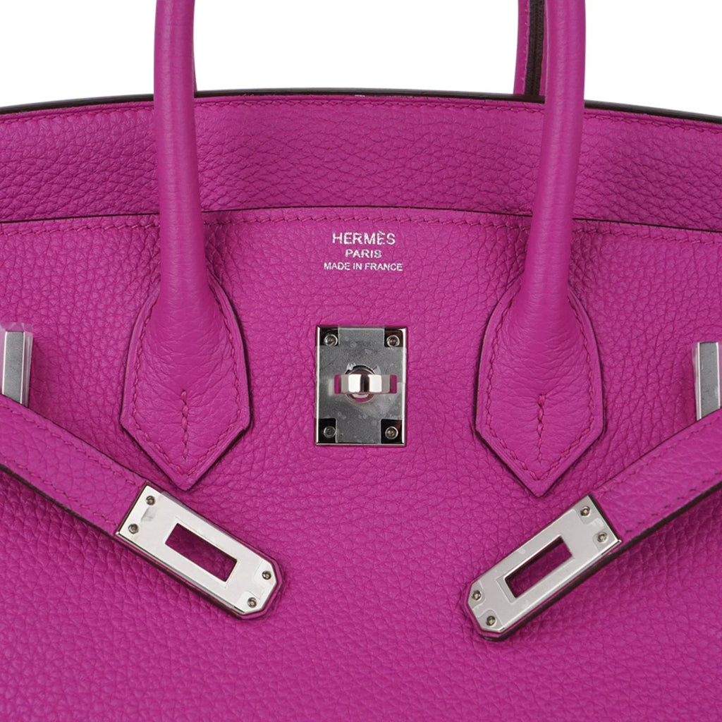 👜Birkin 25 Bag Magnolia Togo Palladium Hardware