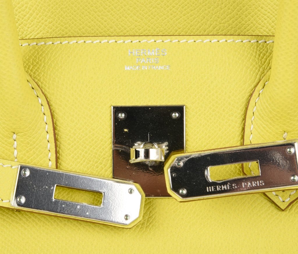👜Birkin 30 Bag Rare Lime Candy Limited Edition Gris Perle Interior Palladium