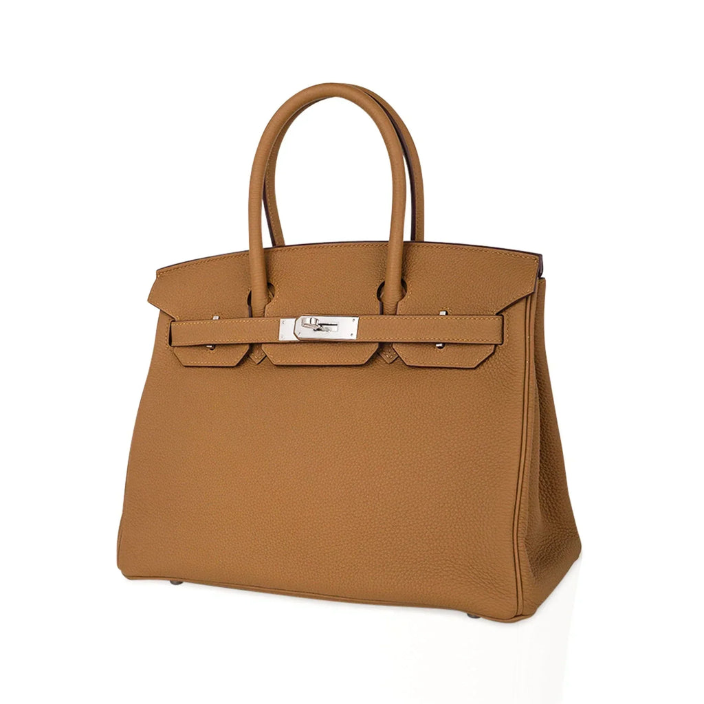 👜Birkin 30 Bag Bronze d’Or Togo Leather Palladium Hardware