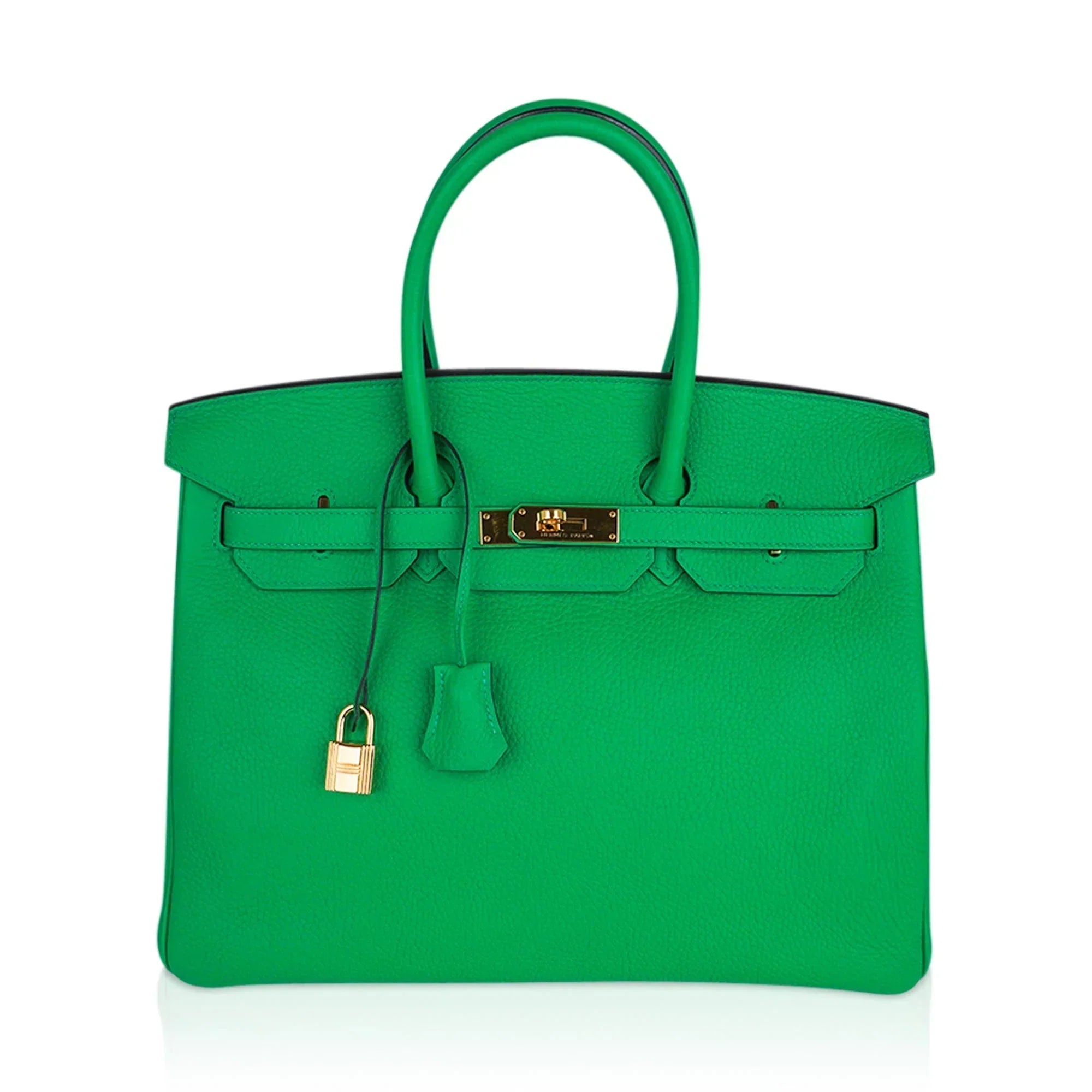 👜Birkin 35 Bag Bamboo Togo Leather with Gold Hardware