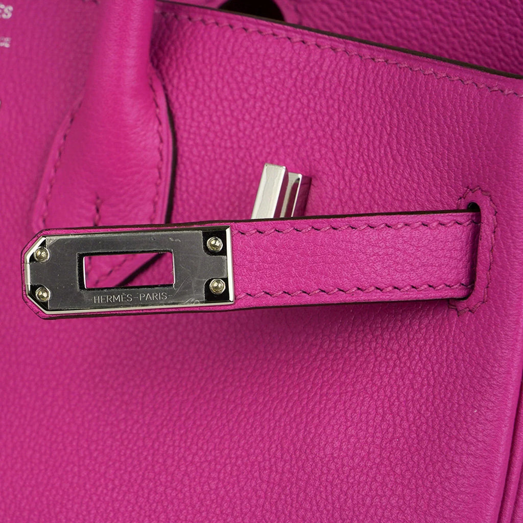 👜Verso Birkin 25 Bag Magnolia Capucine Togo Leather with Palladium Hardware