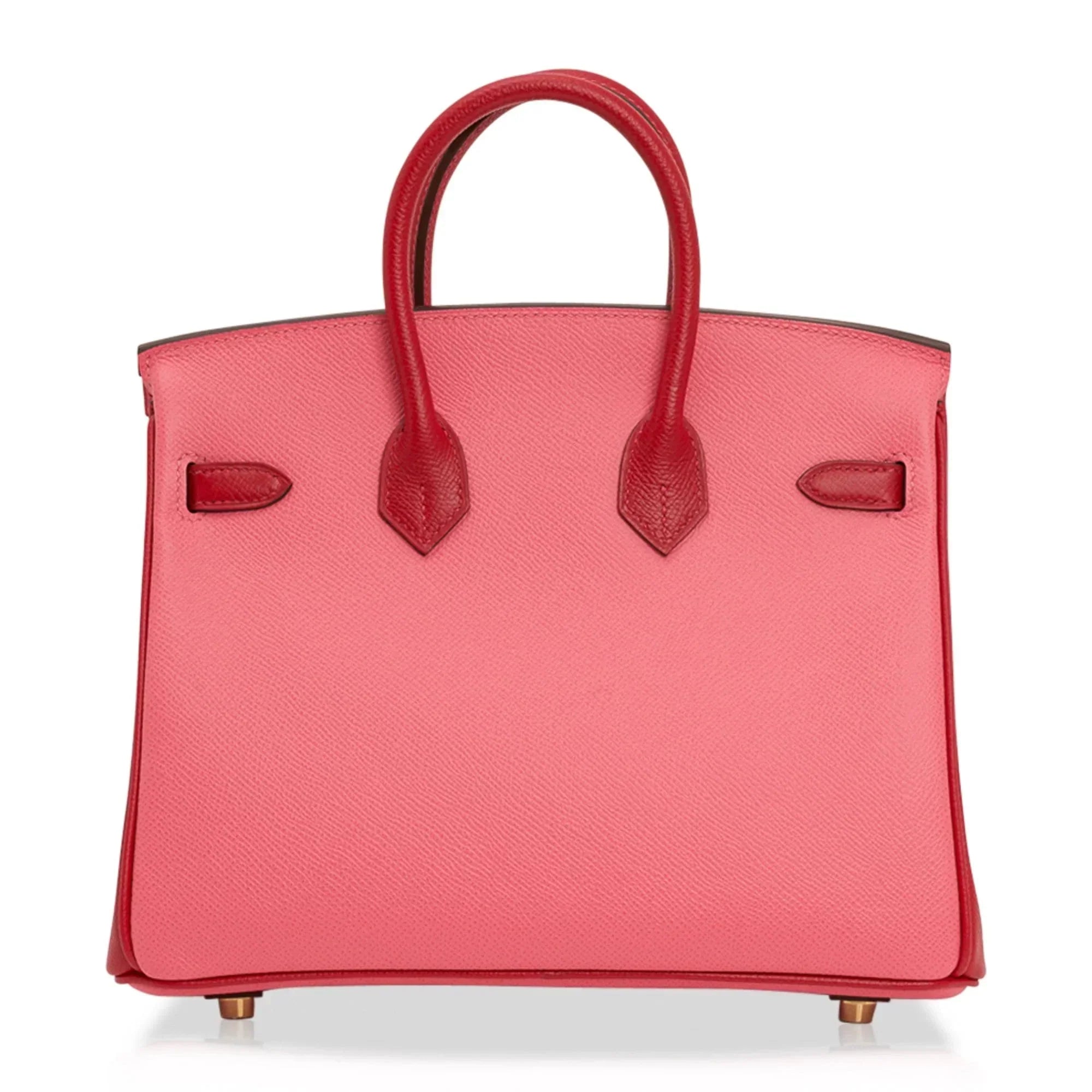 👜Birkin 25 HSS Bag Rose Azalee Rouge Casaque Epsom Gold Hardware