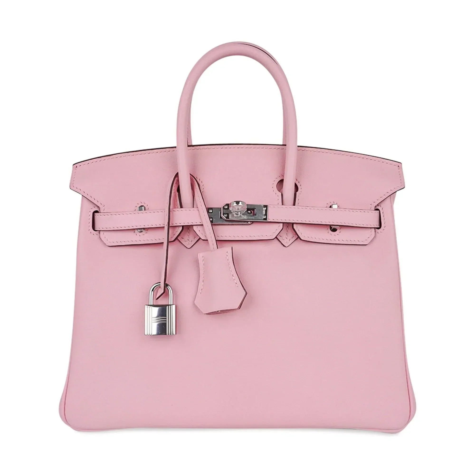 👜Birkin 25 Bag Rose Sakura Palladium Hardware Rare