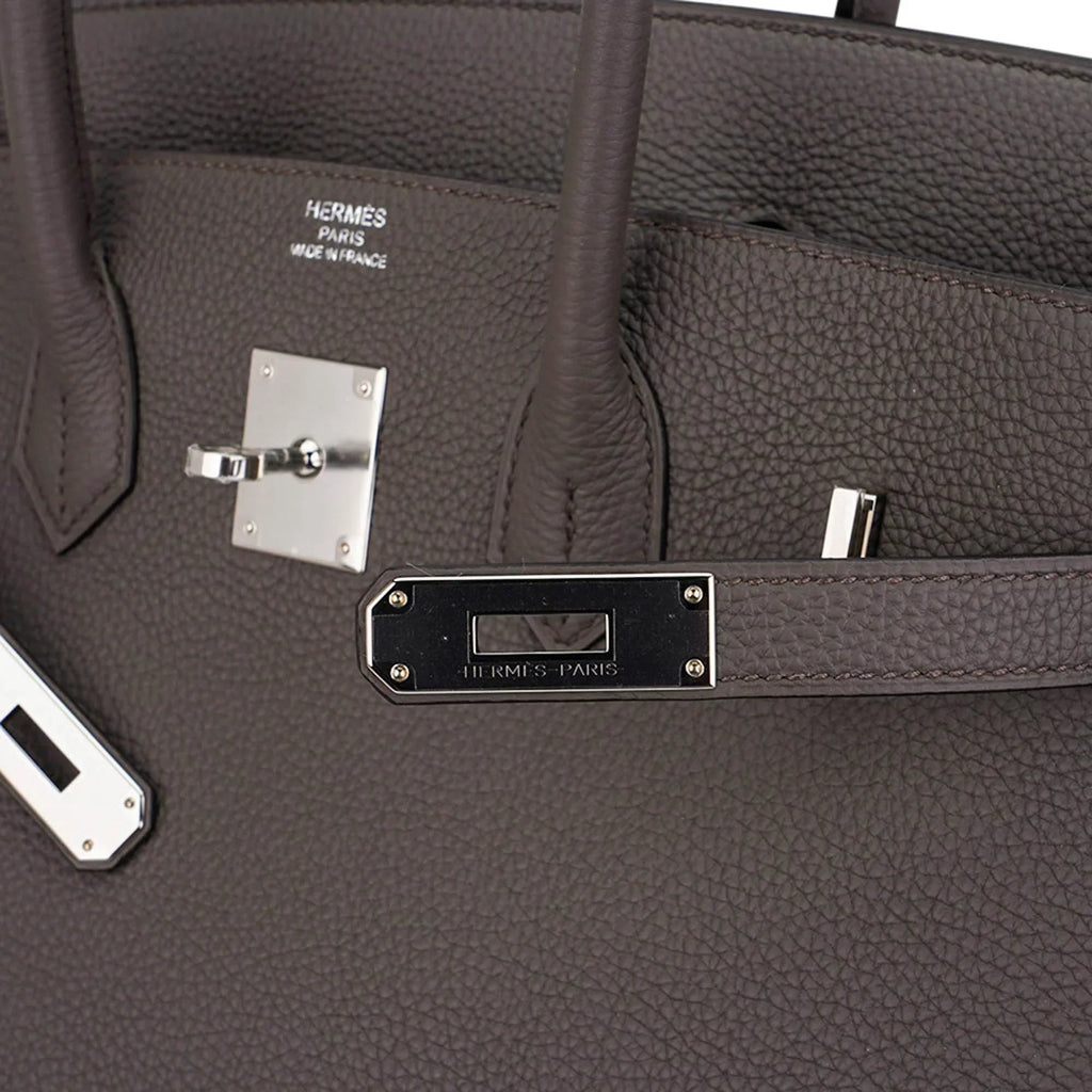 👜Birkin 35 Bag Etain Togo Leather with Palladium Hardware