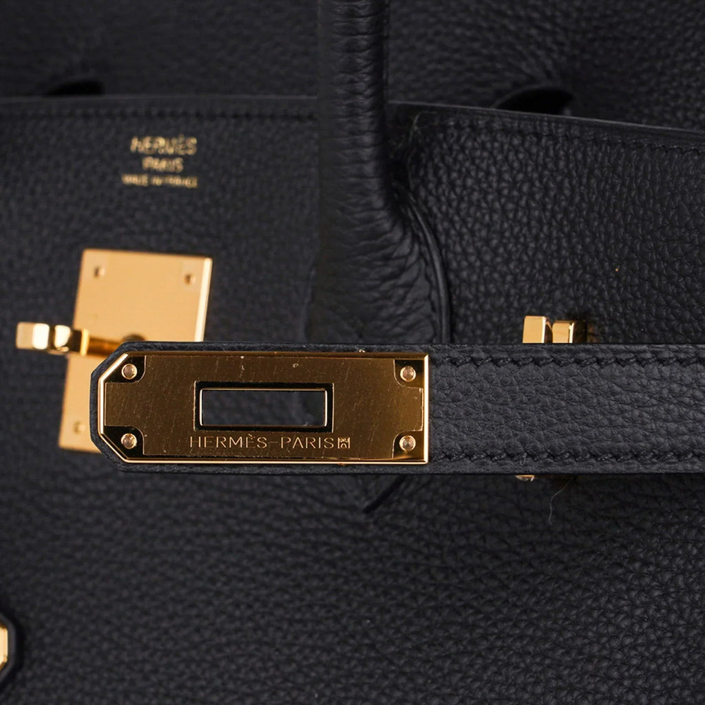 👜Birkin 30 Bag Black Togo Leather with Gold Hardware