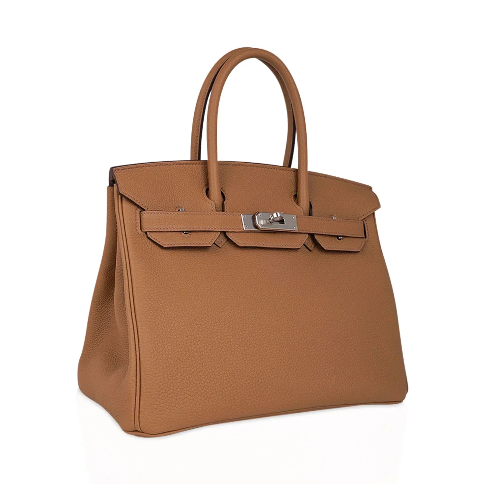 👜Birkin 30 Bag Biscuit Togo Leather with Palladium Hardware