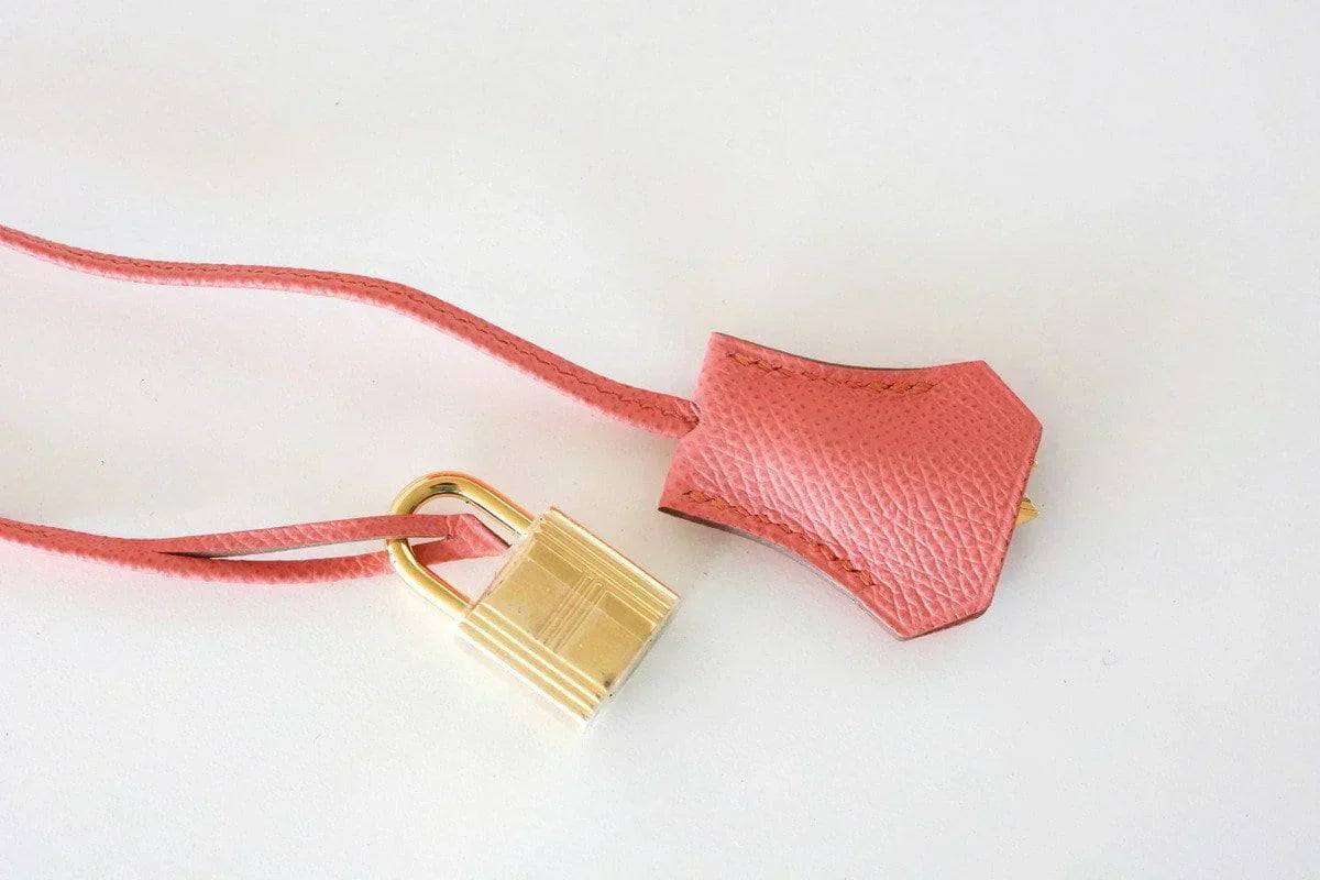 👜Birkin 35 Bag Flamingo Pink Gold Hardware Rare