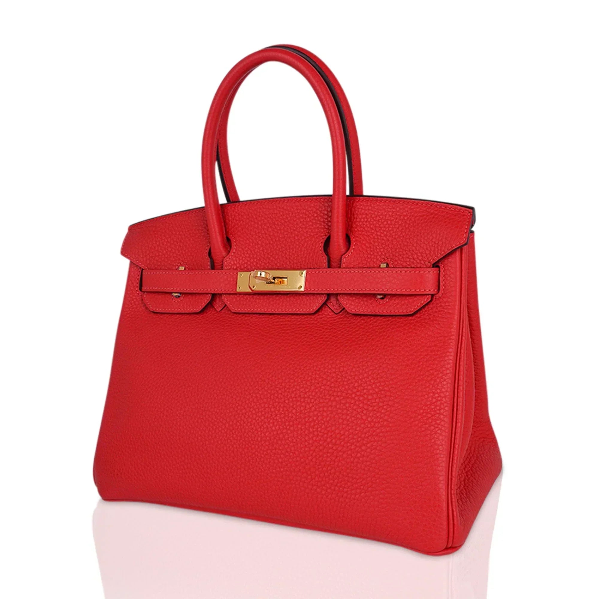 👜Birkin 30 Capucine Bag Togo Leather Gold Hardware