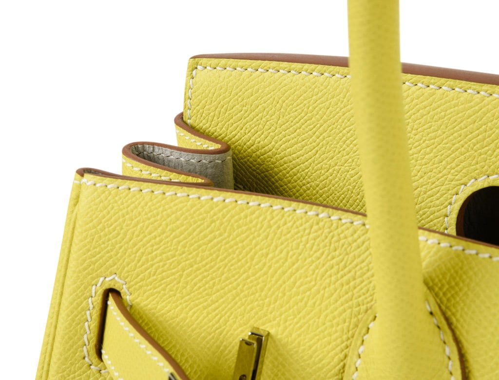 👜Birkin 30 Bag Rare Lime Candy Limited Edition Gris Perle Interior Palladium