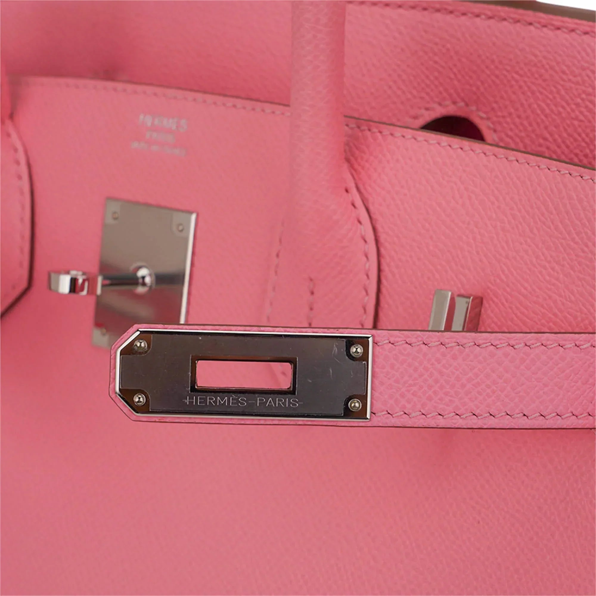 👜Birkin 30 Bag Rose Confetti Epsom Leather with Palladium Hardware