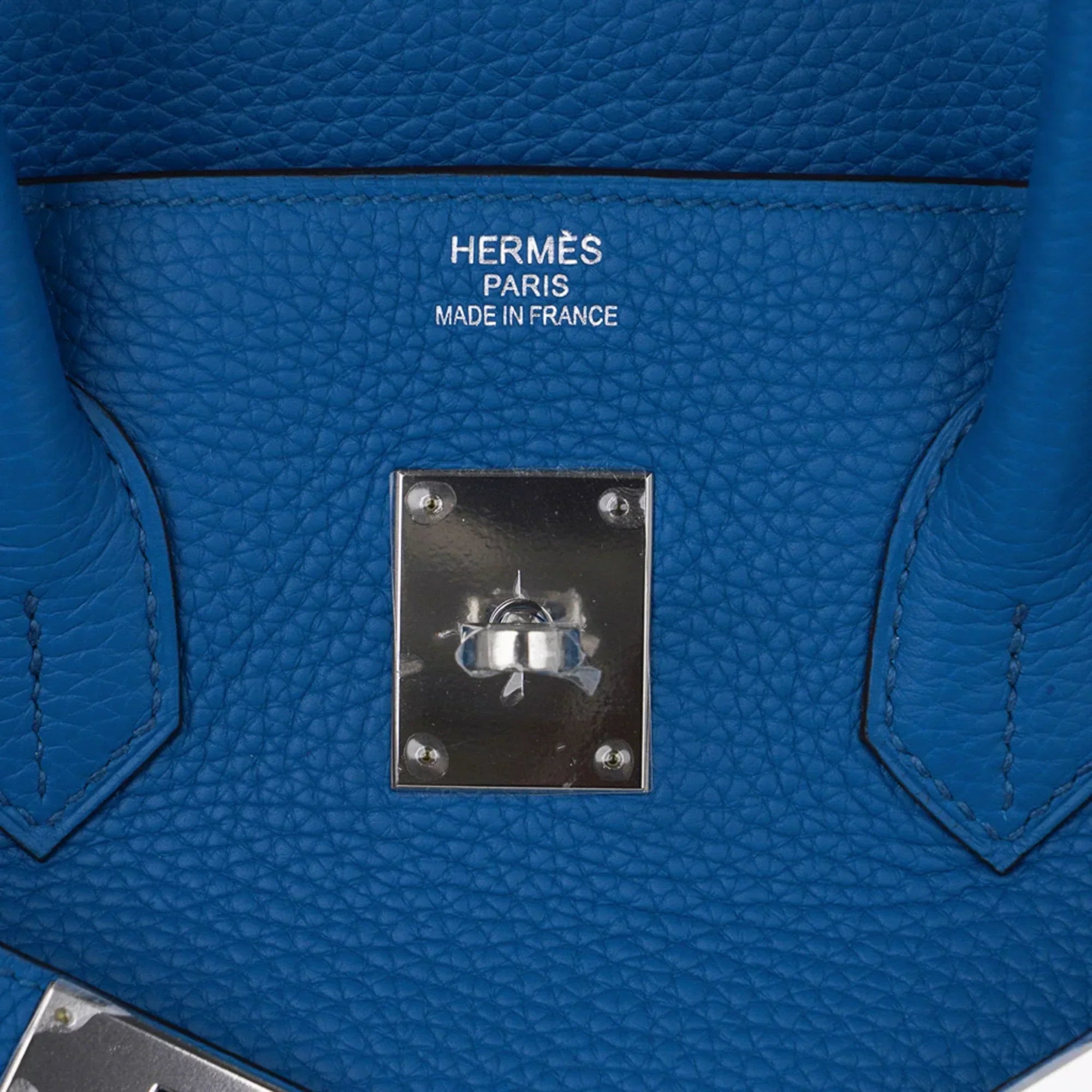 👜Birkin 35 Bag Rich Blue Izmir Clemence Palladium