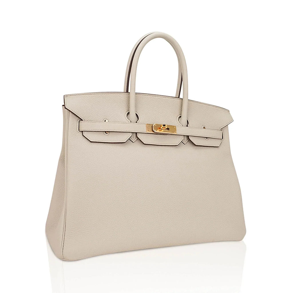 👜HSS Birkin 35 Trench and Corail Togo Leather Special Order Bag
