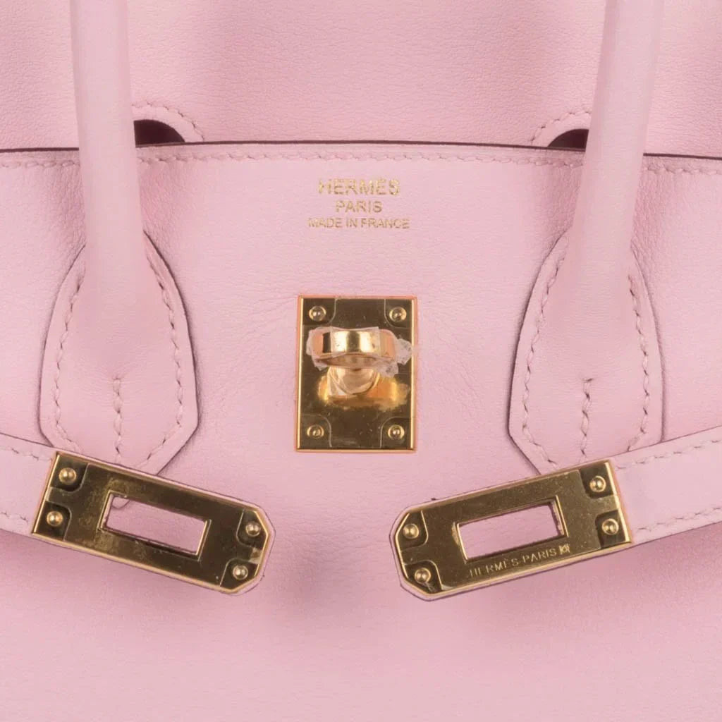 👜Birkin 25 Bag Rose Sakura Swift Gold Hardware Rare