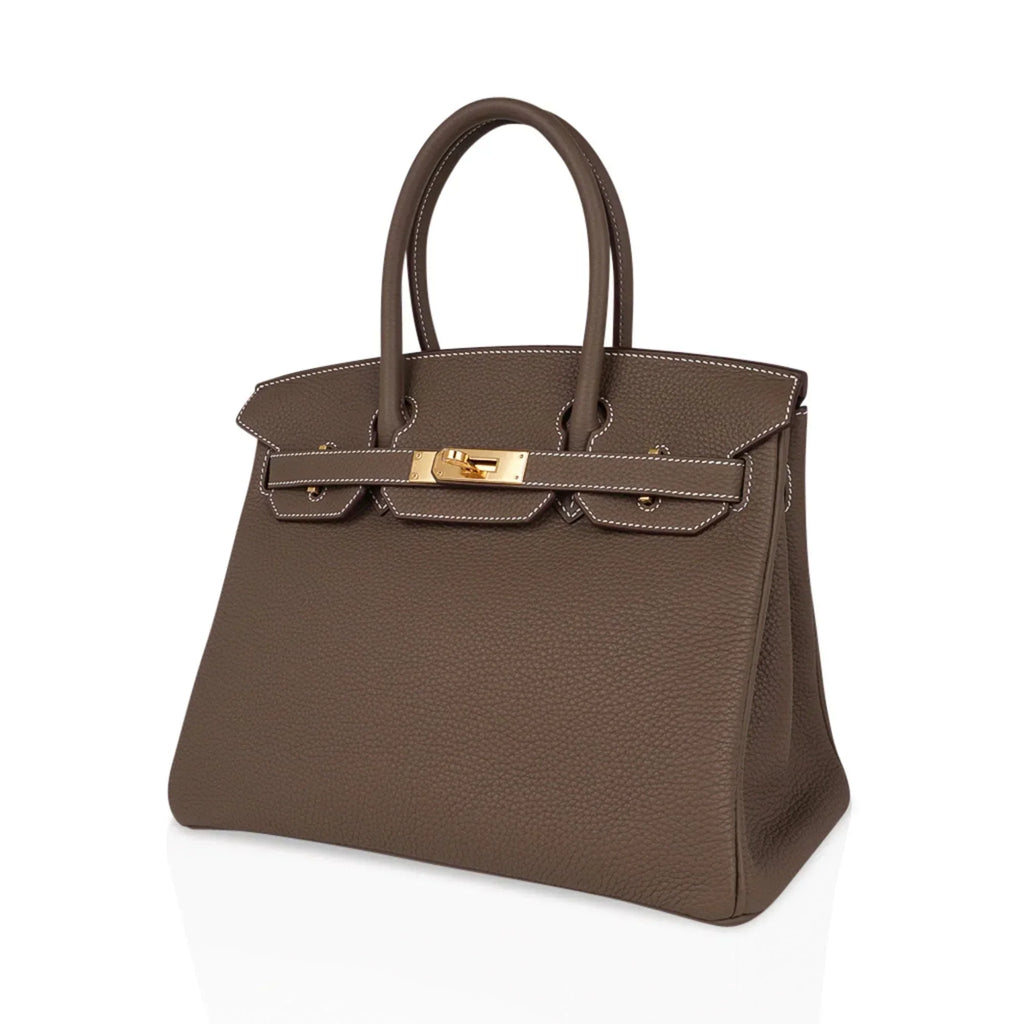 👜Birkin 30 Bag Etoupe (Taupe) Gold Hardware Togo Leather