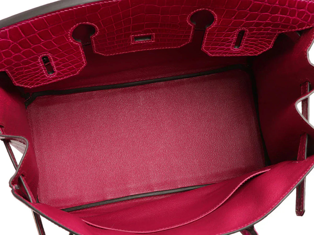 👜Birkin 30 Smooth Croc Print Genuine Leather Top Handle Bags