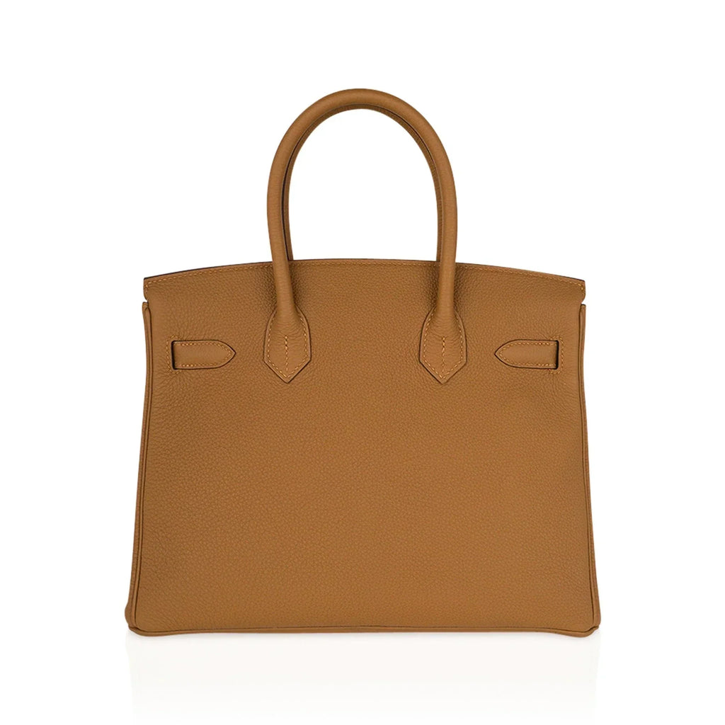 👜Birkin 30 Bag Bronze d’Or Togo Leather Palladium Hardware
