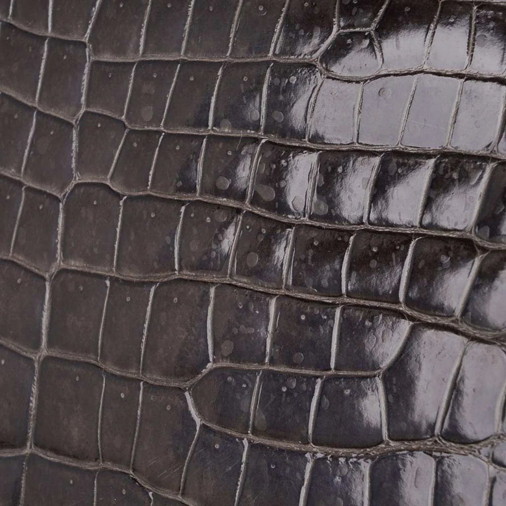 👜Special Order HSS Birkin 35 Bag Gris Fonce Porosus Crocodile with Palladium Hardware
