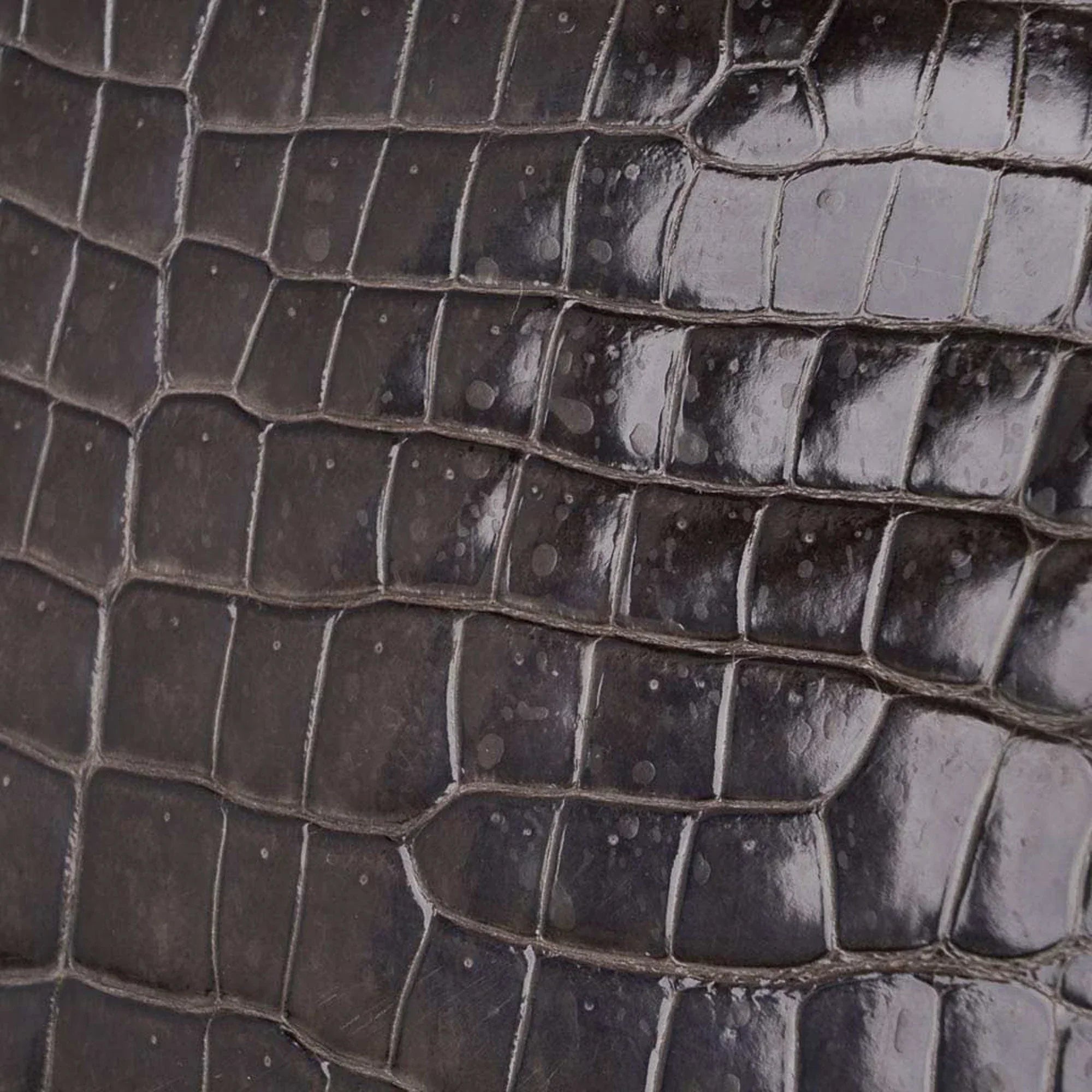 👜Special Order HSS Birkin 35 Bag Gris Fonce Porosus Crocodile with Palladium Hardware