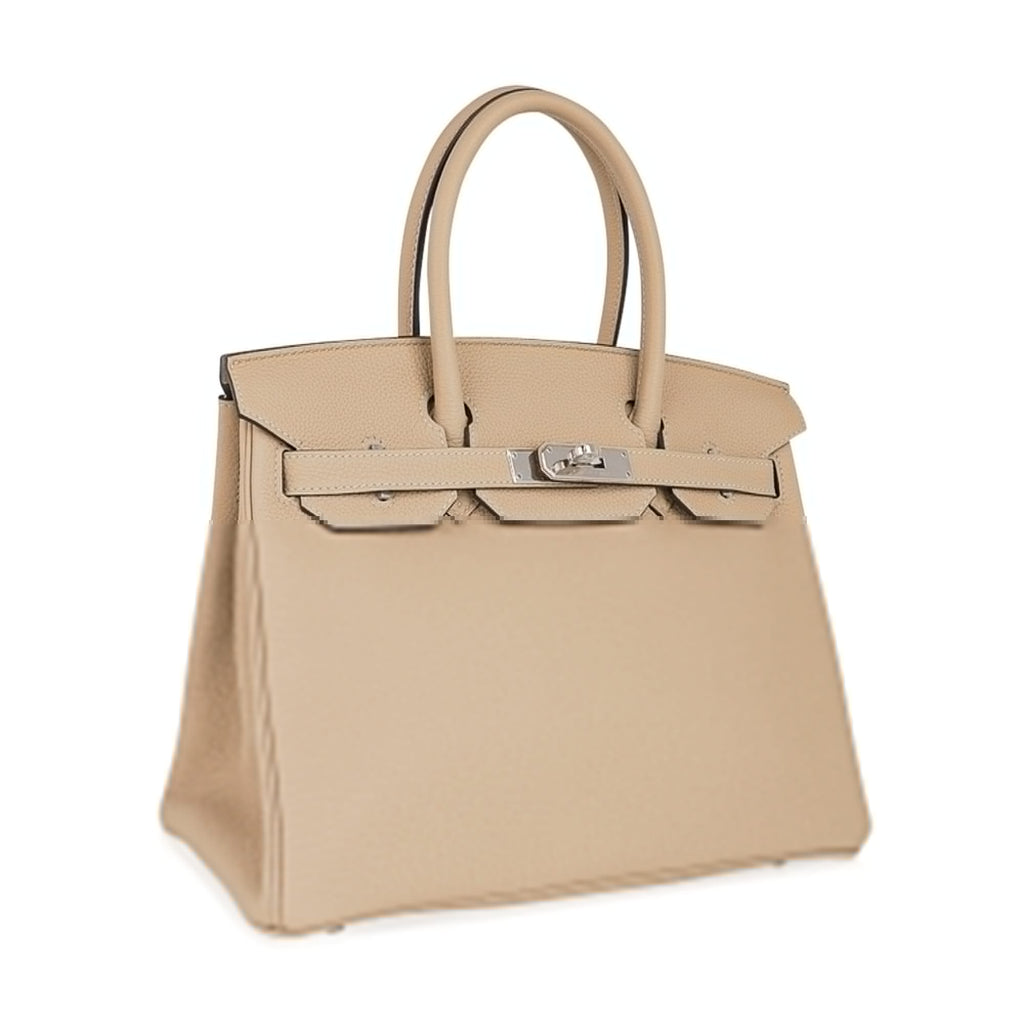 👜Birkin 30 Bag Trench Neutral Perfection Palladium Hardware