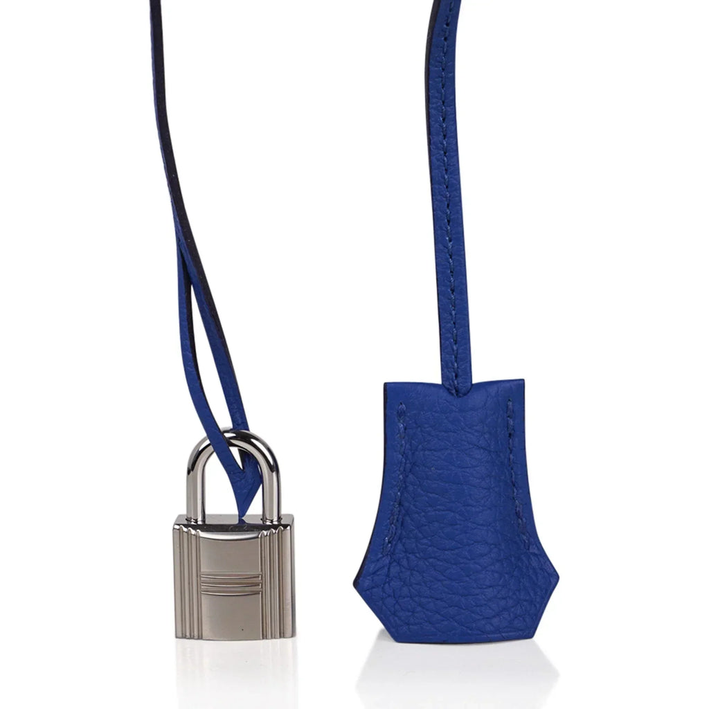 👜Birkin 35 Bag Blue de France Togo Leather with Palladium Hardware