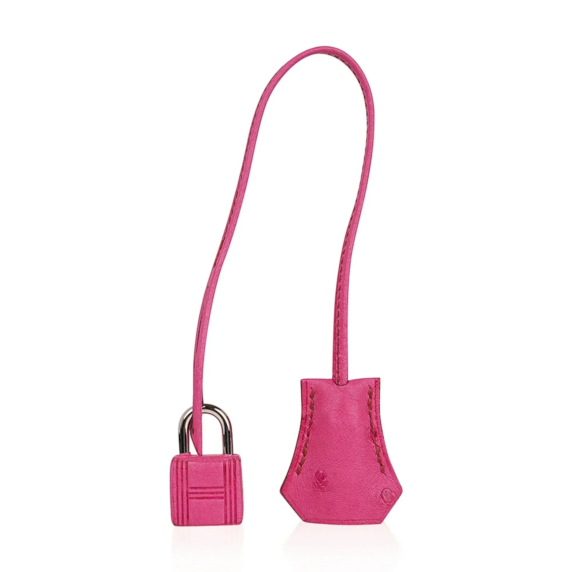 👜Birkin 35 Bag Fuchsia Ostrich Palladium Hardware