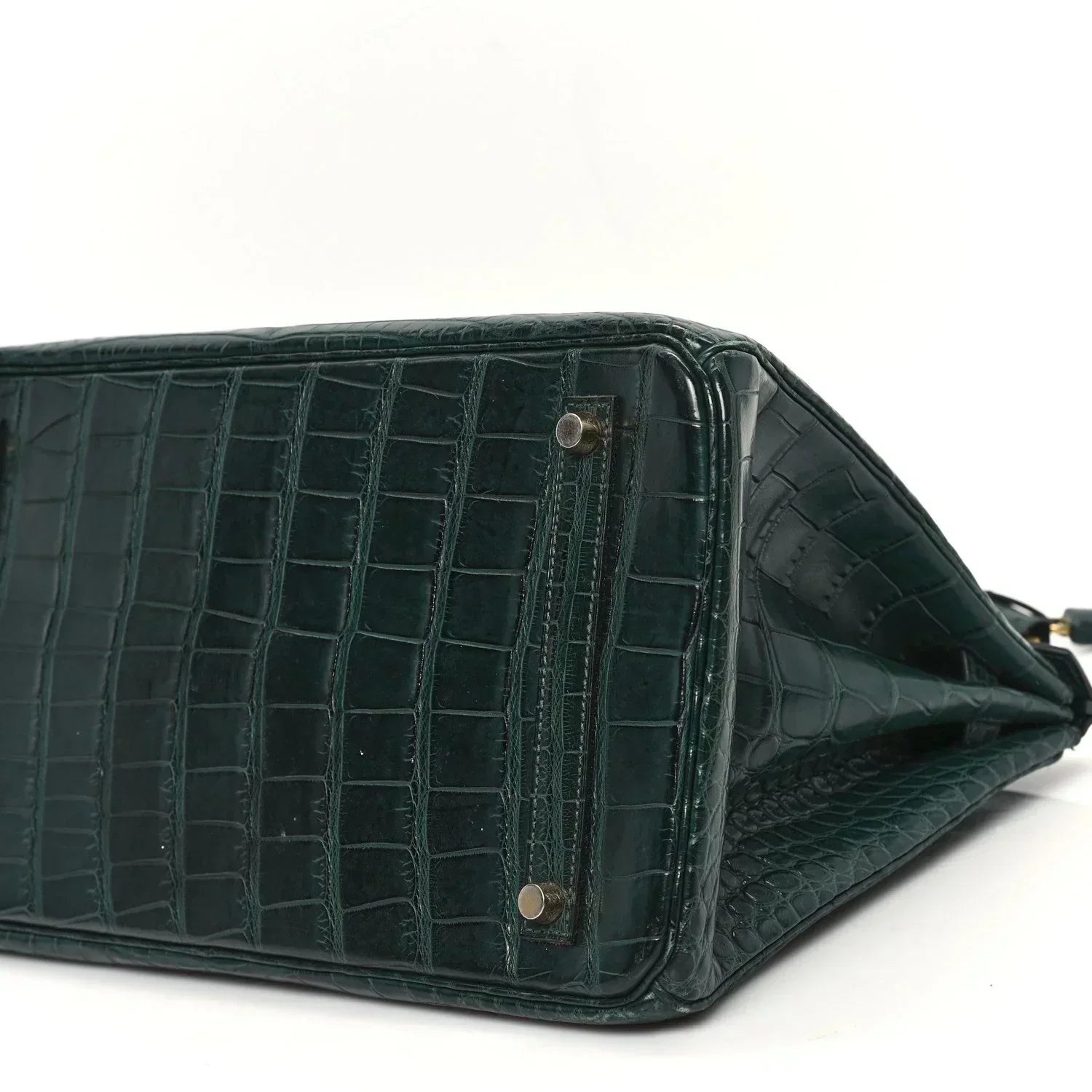 👜Birkin Vert Titien Matte Alligator Gold Hardware