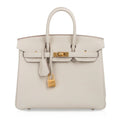 👜Birkin HSS 25 Bag Beton w/ Pink Rose Pourpre Brushed Gold Hardware Togo