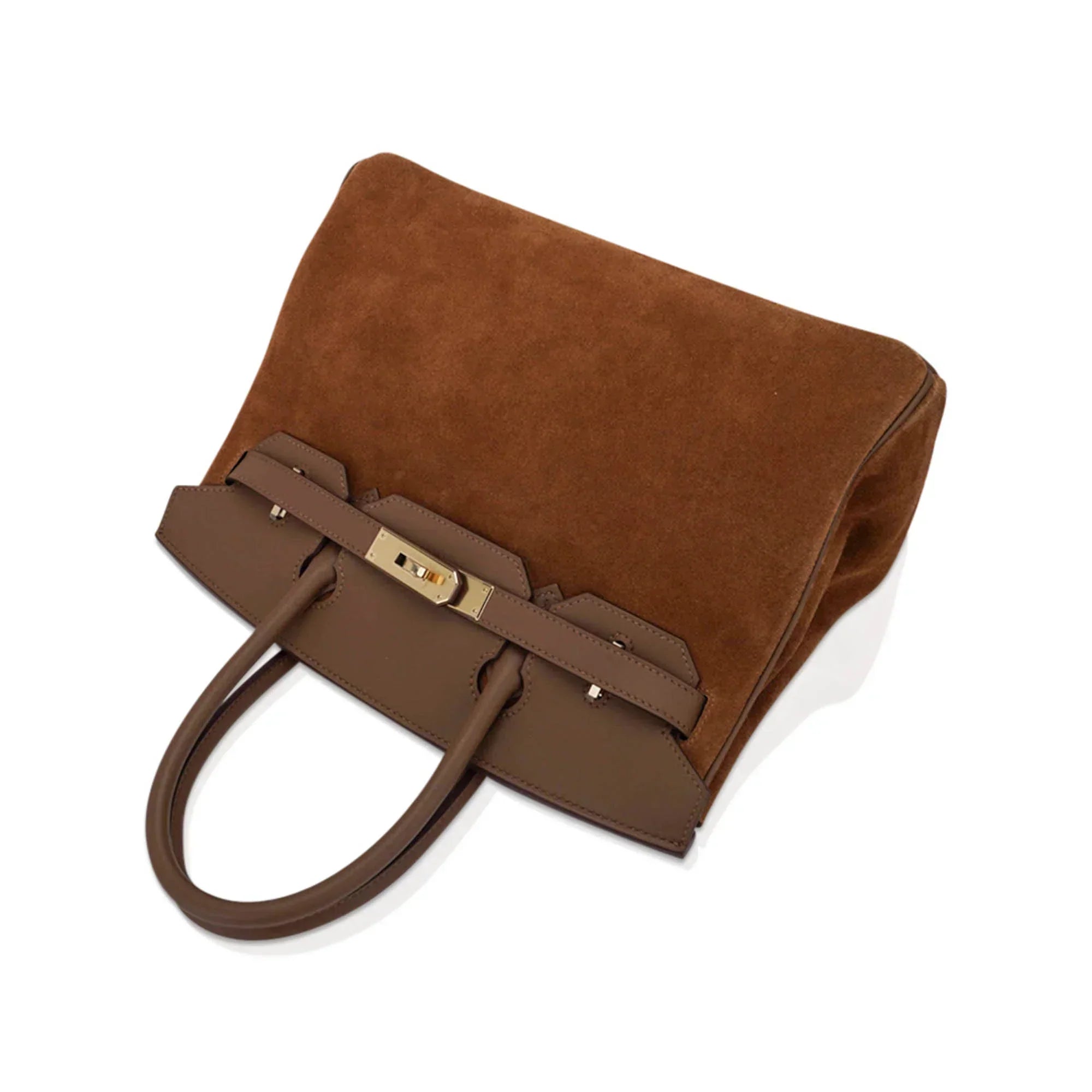 👜Limited Edition Birkin 30 Grizzly Bag Alezan Permabrass Hardware