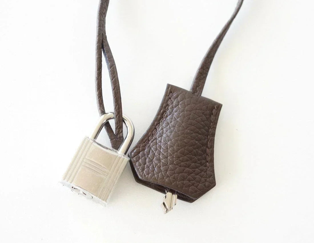 👜Birkin 35 Bag Ecorce (Bark)Taupe Togo Palladium