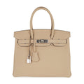 👜Birkin 30 Bag Trench Neutral Perfection Palladium Hardware