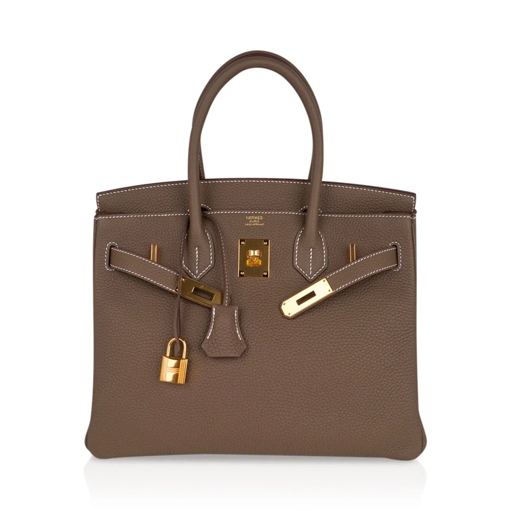 👜Birkin 30 Bag Etoupe (Taupe) Gold Hardware Togo Leather