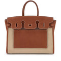 👜Birkin 35 L'Envers Edition Fauve Barenia Faubourg Palladium Hardware
