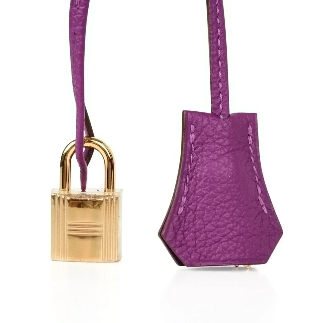 👜Birkin 30 Bag Anemone Togo Gold Hardware Exotic Purple Beauty
