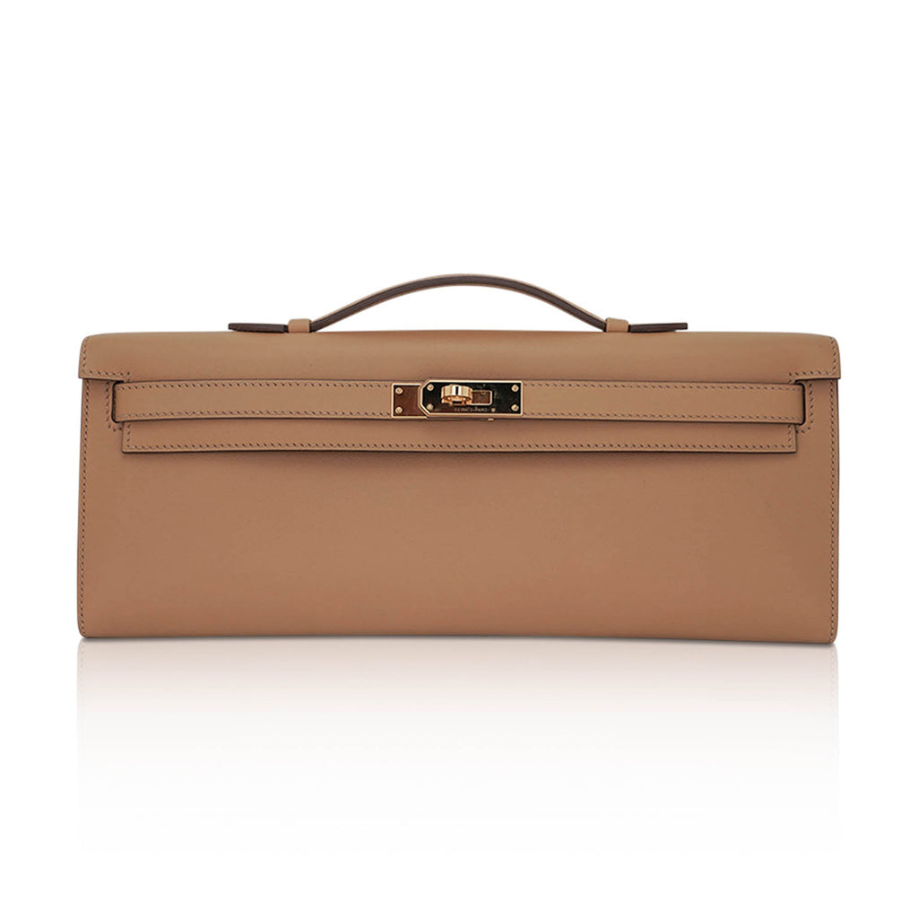 👜Limited Edition Kelly Cut Bag Biscuit with Gold Hardware