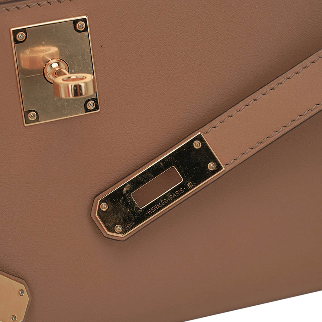 👜Limited Edition Kelly Cut Bag Biscuit with Gold Hardware