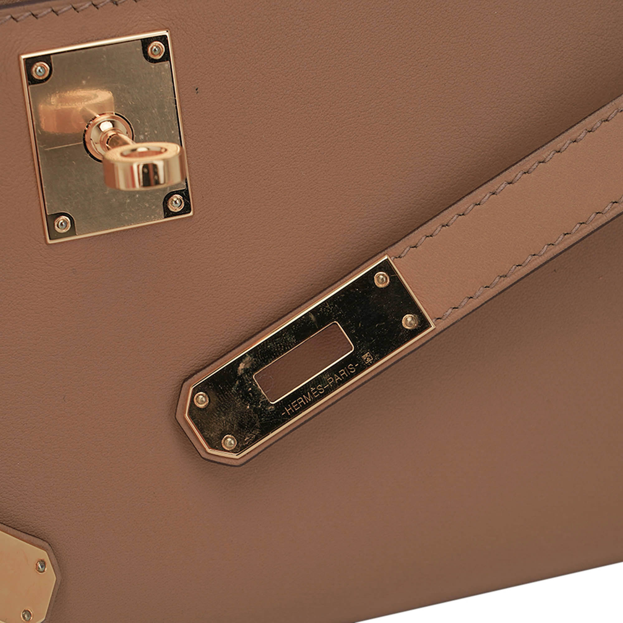 👜Limited Edition Kelly Cut Bag Biscuit with Gold Hardware