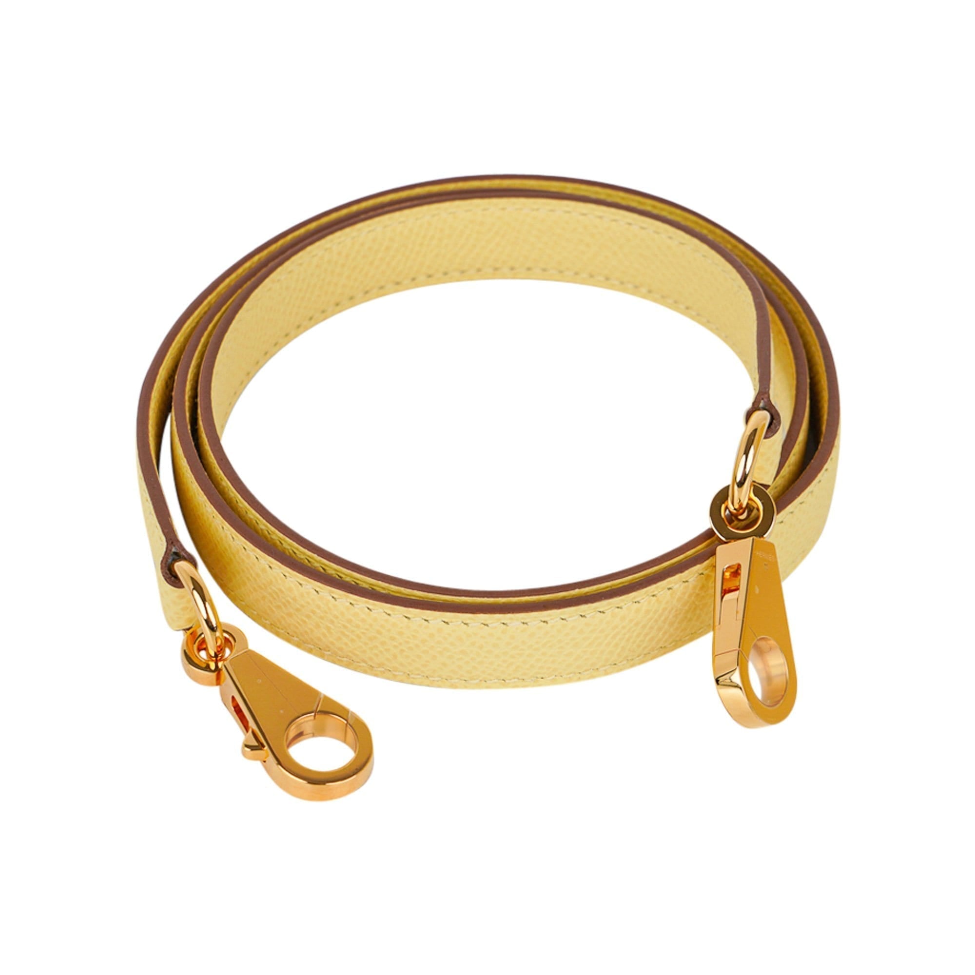👜Kelly 25 Bag Jaune Poussin Epsom Gold Hardware