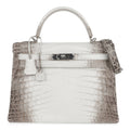 👜Limited Edition Kelly 32 Bag Himalaya Crocodile with Palladium Hardware
