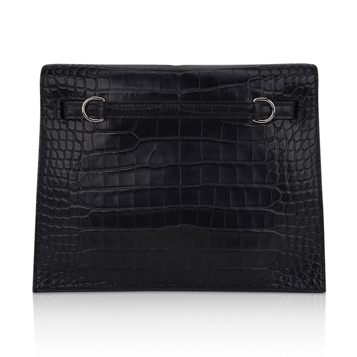 👜Limited Edition Kelly Danse Bag Matte Black Crocodile