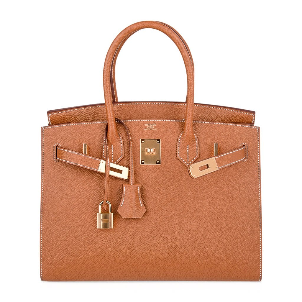 👜Birkin 30 Sellier Bag Gold Veau Graine Monsieur Laiton Limited Edition