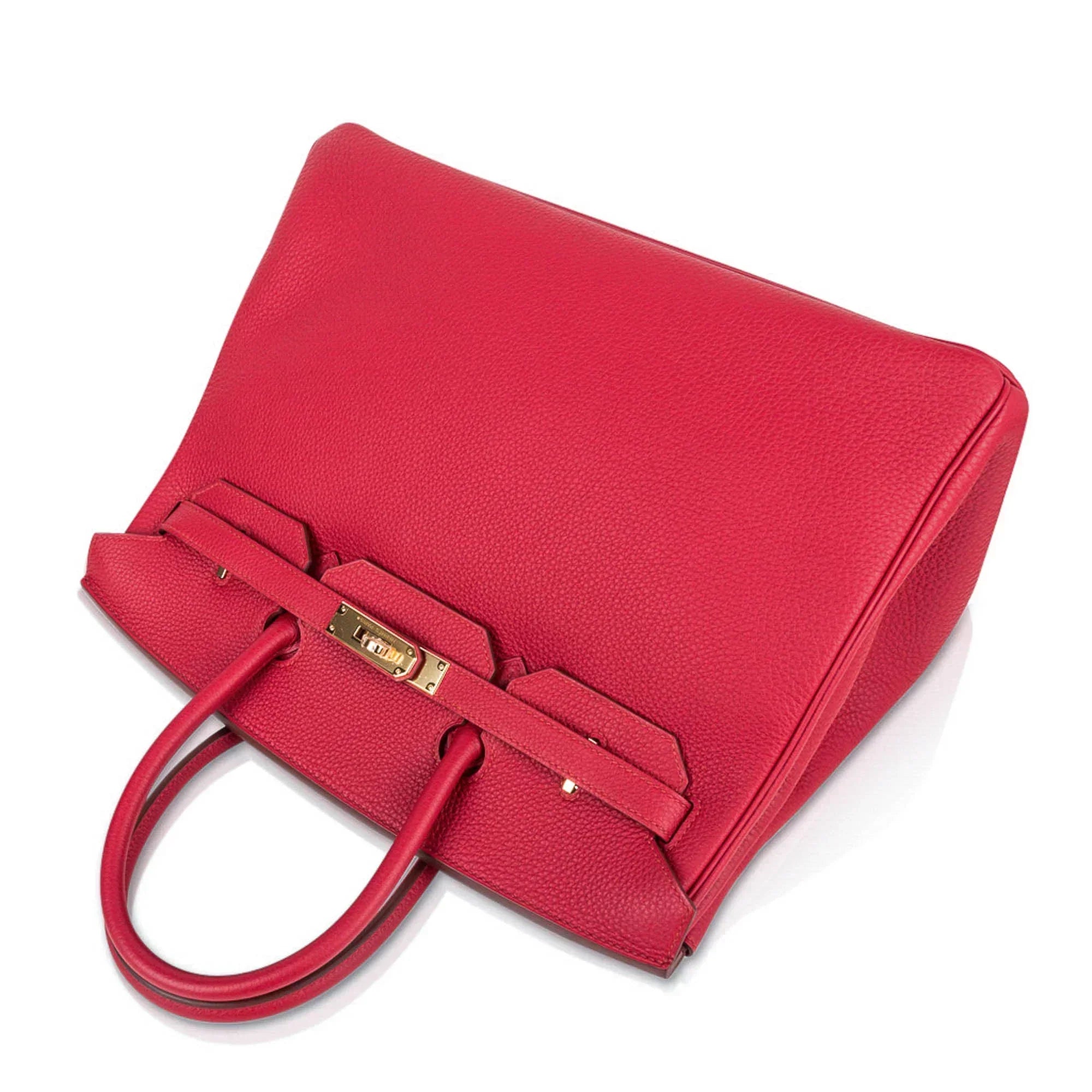 👜Birkin 35 Bag Vermillion Togo Leather with Gold Hardware