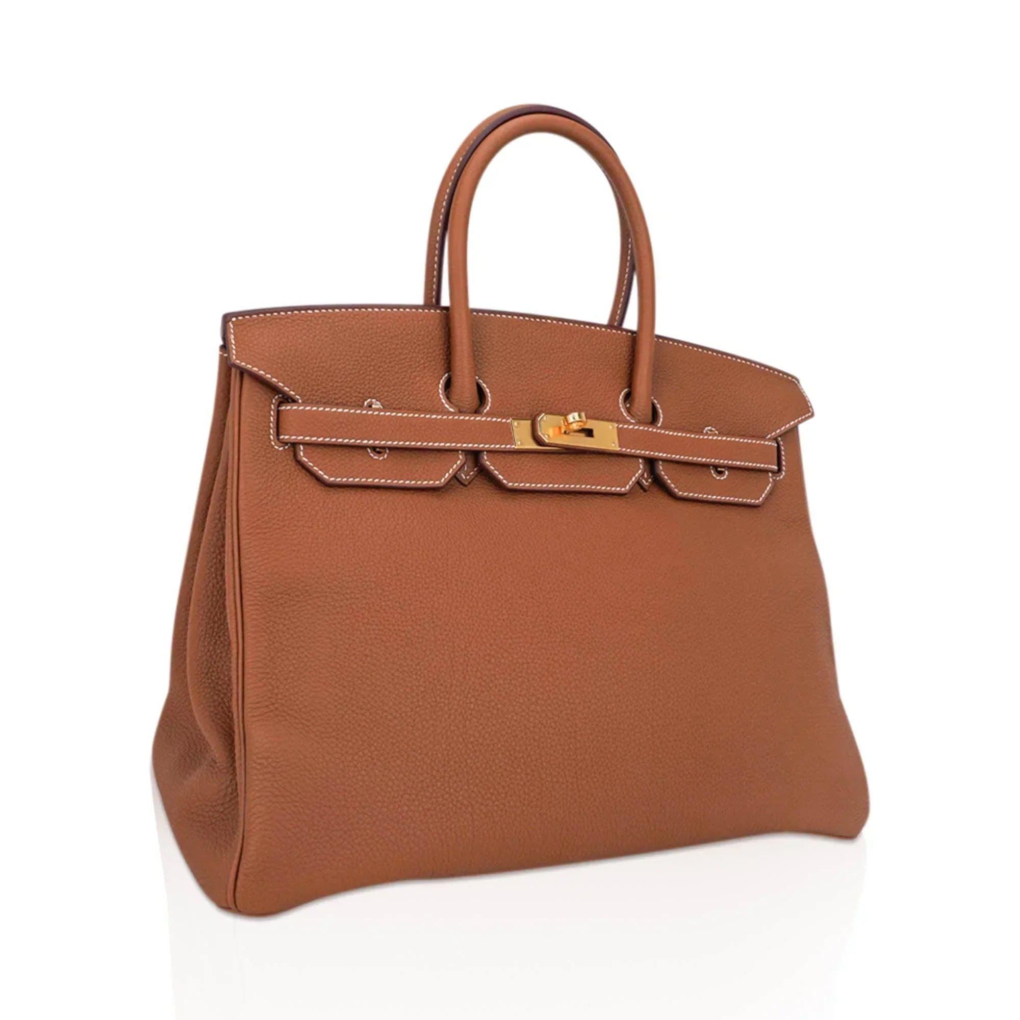 👜Birkin 35 Bag Gold Togo Leather with Gold Hardware