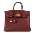 👜Birkin 35 Bag Red Rouge H Limited Edition Contour Navy Gold