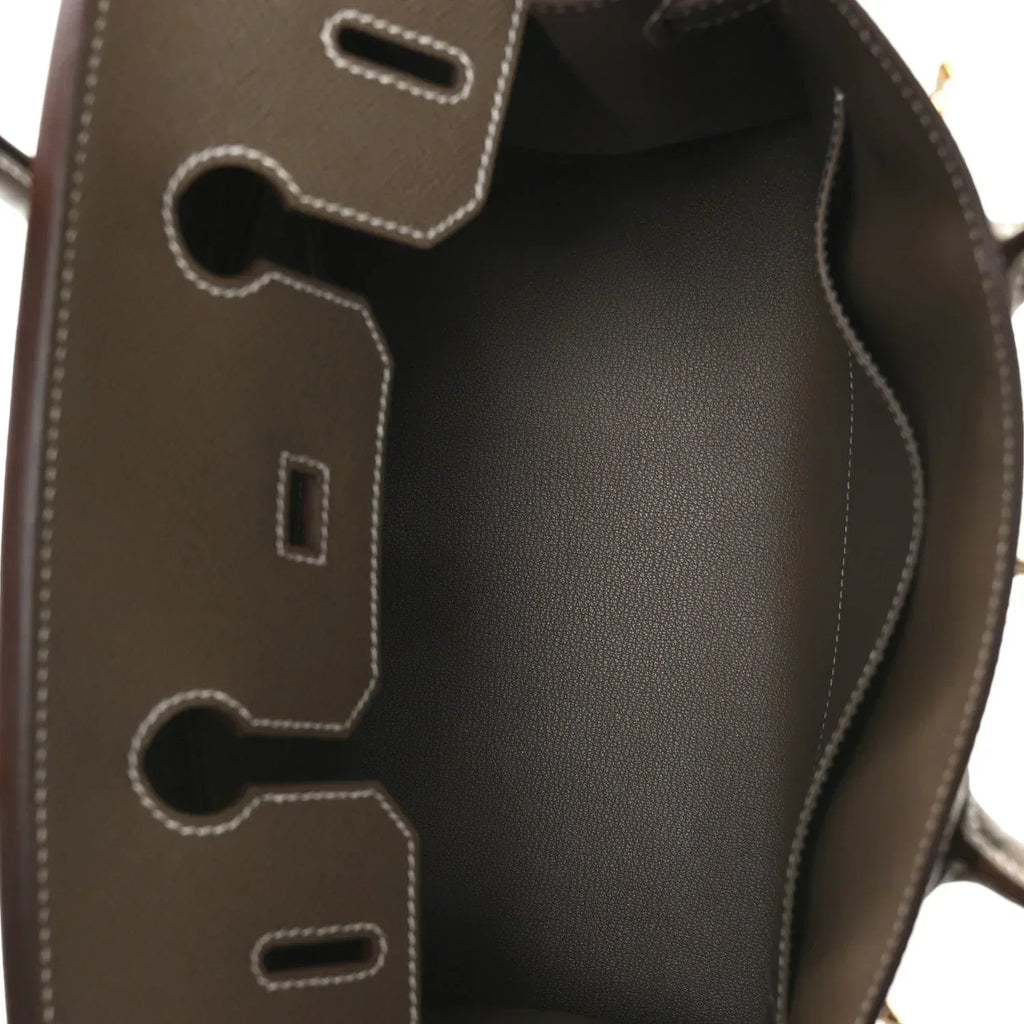 👜Birkin Sellier 30 Etoupe Epsom Quilted Epsom Leather