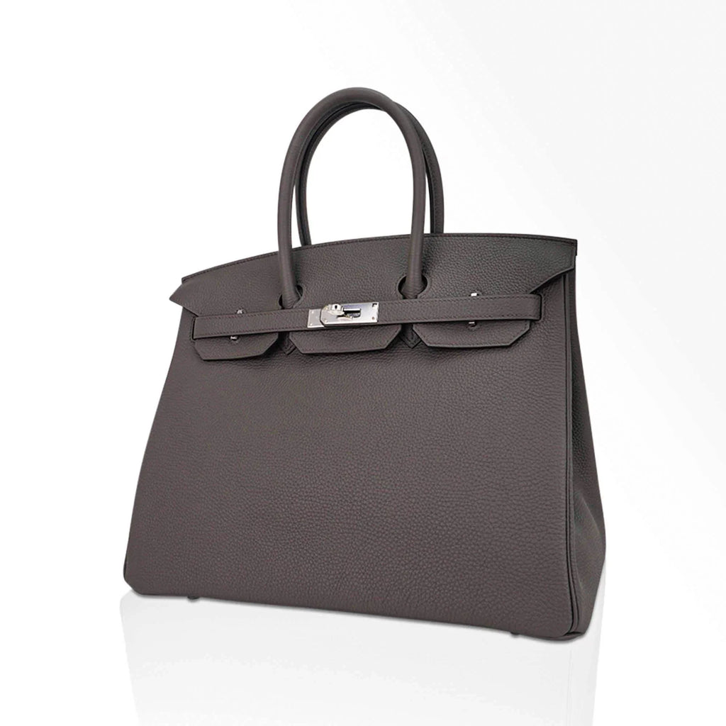 👜Birkin 35 Bag Etain Togo Leather with Palladium Hardware