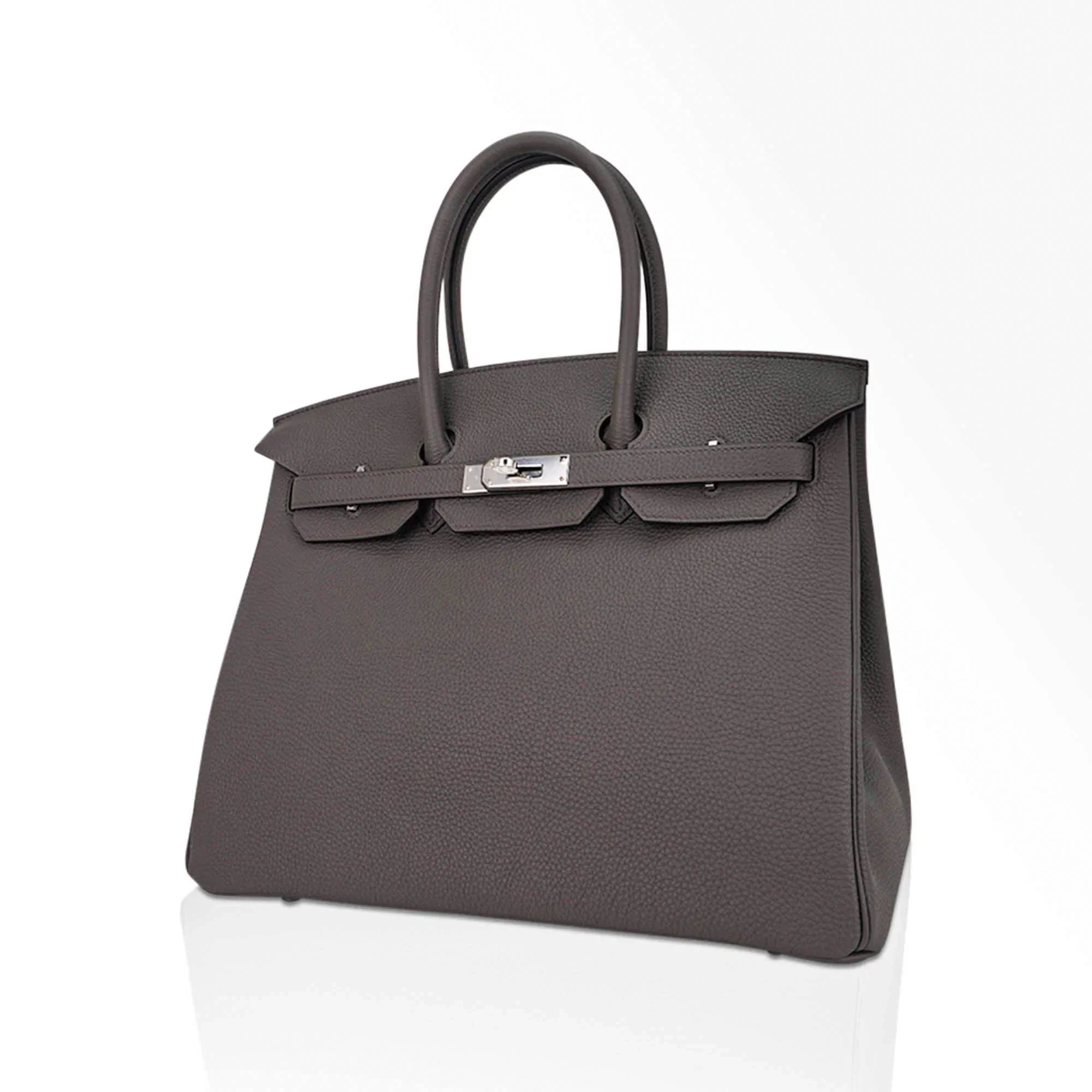 👜Birkin 35 Bag Etain Togo Leather with Palladium Hardware