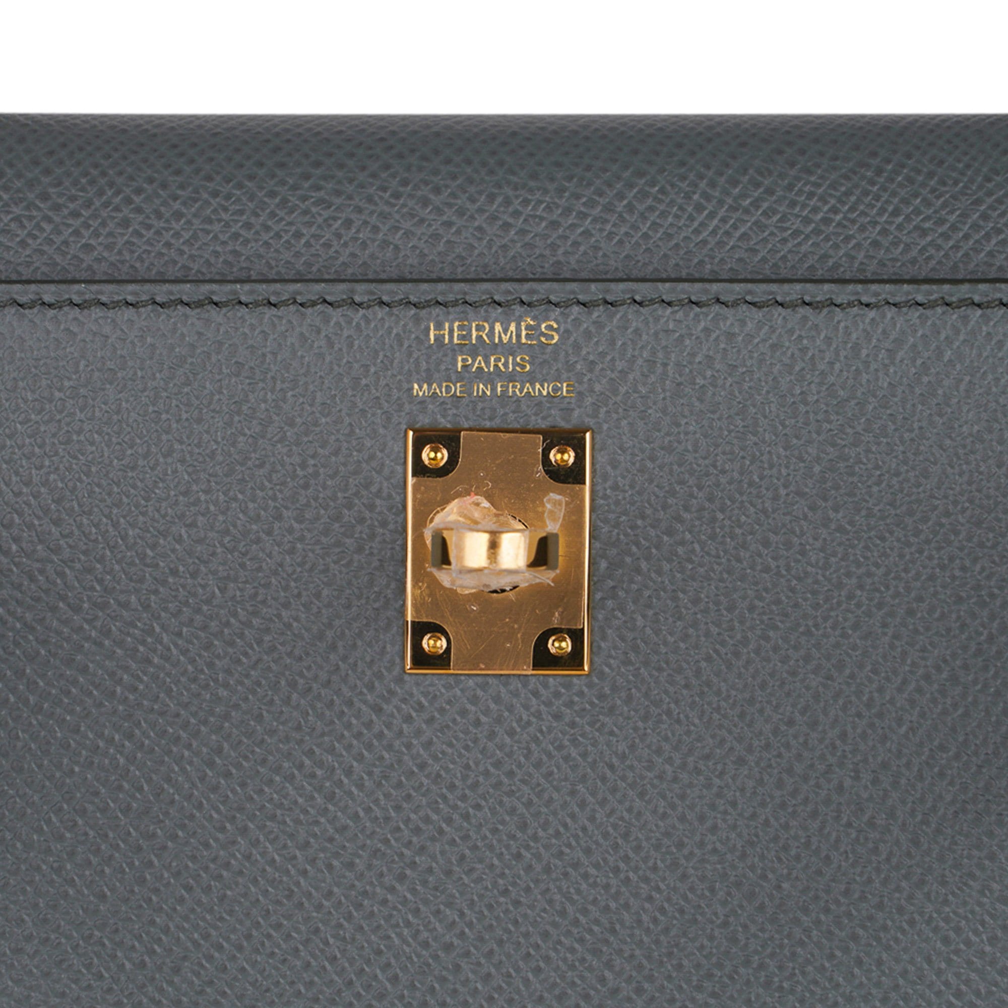 👜Kelly Sellier 25 Bag Vert Amande Gold Hardware Epsom Leather