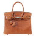 👜Birkin 30 Bag Fauve Barenia Matte Alligator Very Rare